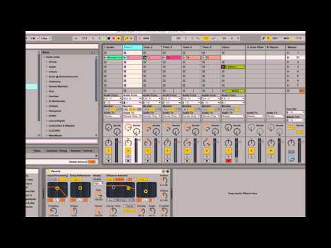 How to create unique synth sounds in Ableton Live out of five theremins