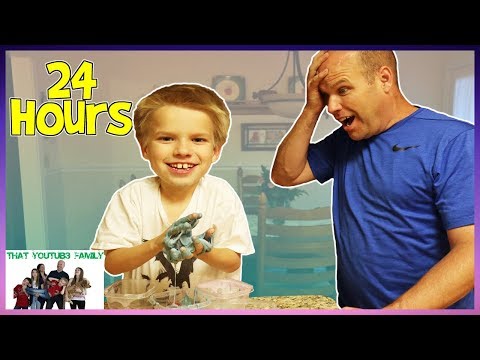 24 Hours At Grandparents House - Who Will Last Longest? / That YouTub3 Family