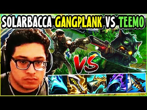 SOLARBACCA Gangplank Vs Teemo Top - NA Challenger - Patch 14.4