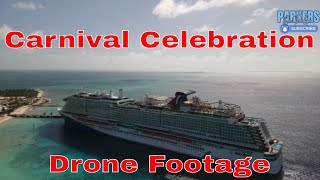Beautiful Carnival Celebration Drone Footage