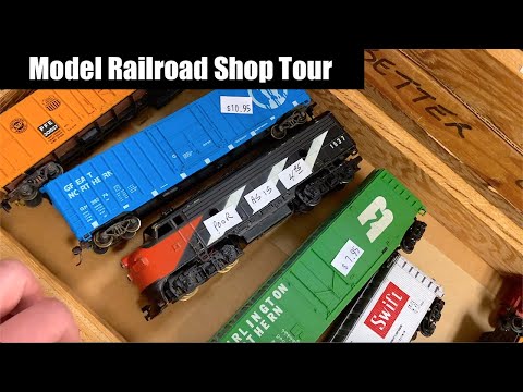 Model Railroad Shop Tour - Vintage Locomotives