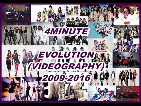 4Minute - Videografía (Videography) Evolution 2009-2016
