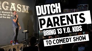 Dutch Heckler Parents Bring Kids to a Comedy Show and Hilarity Ensues #shorts #500subs #youtube