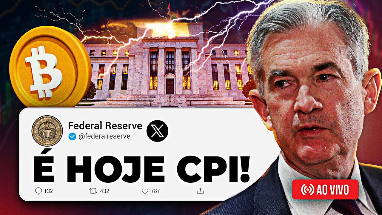 BITCOIN URGENTE! INFLAÇÃO CPI AO VIVO! HORA DA VERDADE! SE PREPARE!