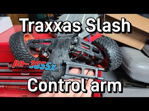 Traxxas Slash 4x4 control arm replacement ( Rustler / Stampede)