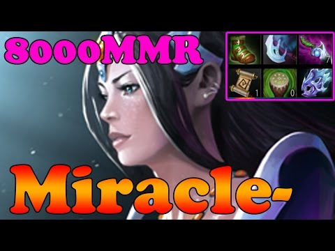 Dota 2 - Miracle- 8000MMR Plays Mirana - Ranked Match Gameplay