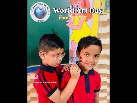 WORLD ART DAY ( Face Painting) Class - 1st