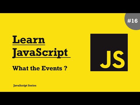Learn Javascript 16 Events In Javascript