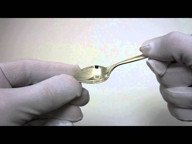 Серебряная ложка кофейная л29 Видеообзор