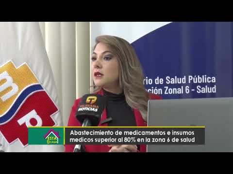 Abastecimiento de medicamentos e insumos medicos superior al 80% en la zona 6