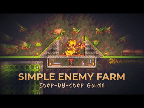 Simple Enemy/Mob Farm (Step-by-Step) - Terraria 1.4.4.9