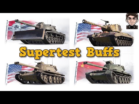 World of Tanks -  Supertest News, Buffs M48A2 Räumpanzer, 59-Patton, M46 Patton KR, T95E2