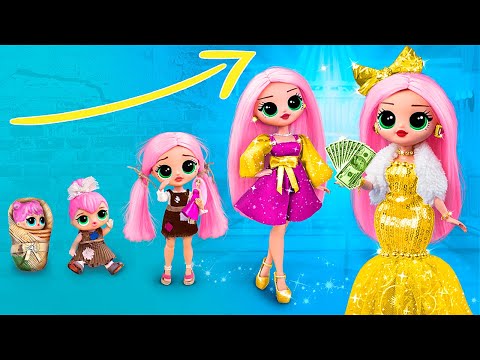 34 Doll DIY Transformation Crafts for L.O.L. O.M.G.