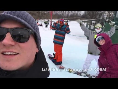 Snowboarding session at Villa Olivia