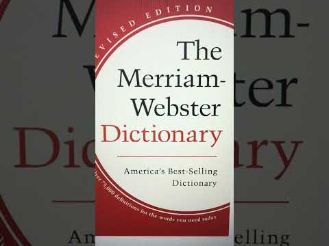 The Merriam Webster Dictionary
