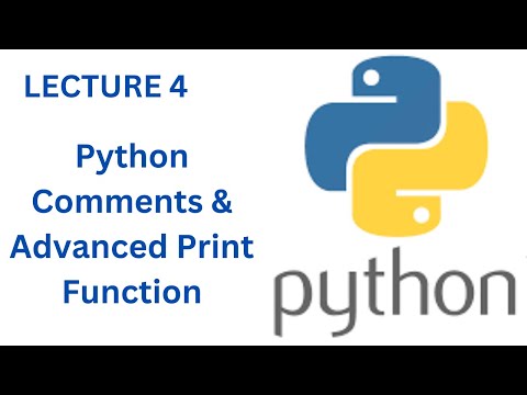 Python Comments Advanced Print Function Python Full Course Lecture 4