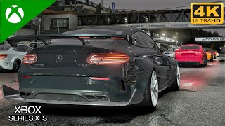 (XBS-X) Forza Motorsport -  Mercedes AMG C63 FE Night Race Gameplay | 4K 60FPS HDR