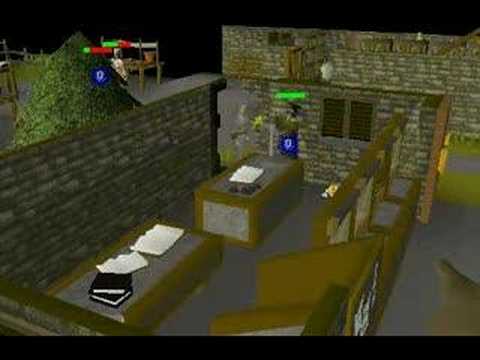 Runescape: Wise Old Man Robbing the Bank