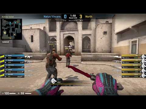 CS:GO POV Demo North Aizy (27/15) vs Na'Vi (de_dust2)