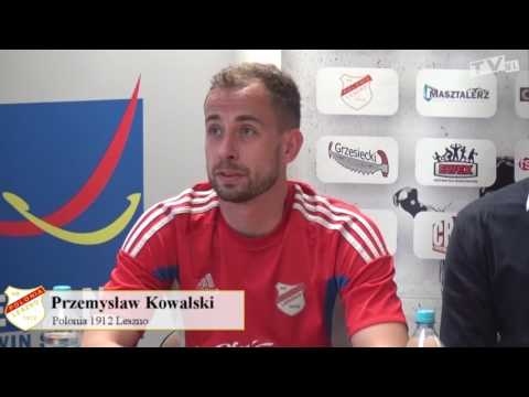 Konferencja prasowa po meczu Polonia 1912 Leszno vs Obra 1912 Kościan