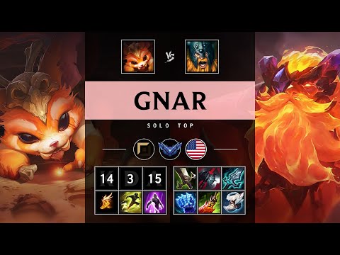 Gnar Top vs Olaf - NA Diamond Patch 25.15