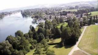 preview picture of video 'Flug AR.Drone 2.0 Sicht nach Stein am Rhein'