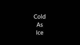 Blacklite District - Cold As Ice(Lyrics Video)