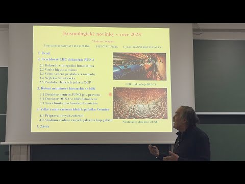 Vladimír Wagner: Kosmologické novinky v roce 2025 (1. část) (14.1.2026)