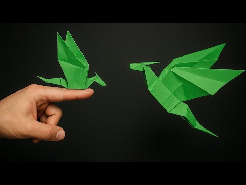 How to Fold a Flying Origami Dragon