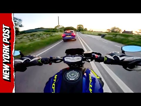 Motorcyclist's dumb 100 mph social media stunt leads to his own arrest
