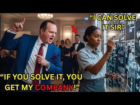 “IF YOU SOLVE THIS EQUATION, YOU GET MY COMPANY” THE CEO MOCKED - THE BLACK MAID DID THE UNTHINKABLE