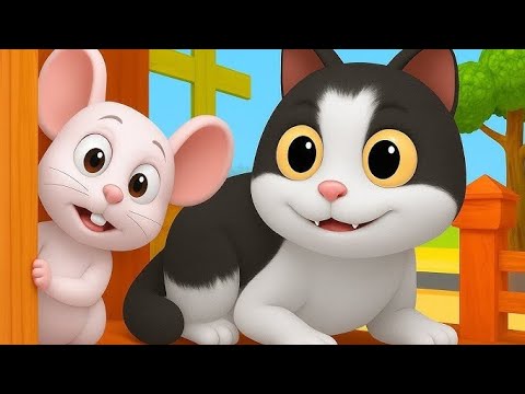 Meow Meow Billi Karti | Hindi Rhyme For Kids | म्याऊ म्याऊ | Balgeet In Hindi | LittleTreehouse