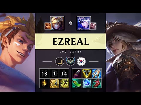 Ezreal ADC vs Ashe - KR Challenger Patch 25.21
