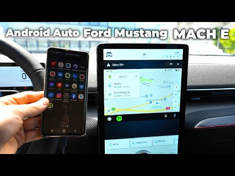 Ford Mustang Mach-E 2021 Android Auto Demonstration Multimedia System