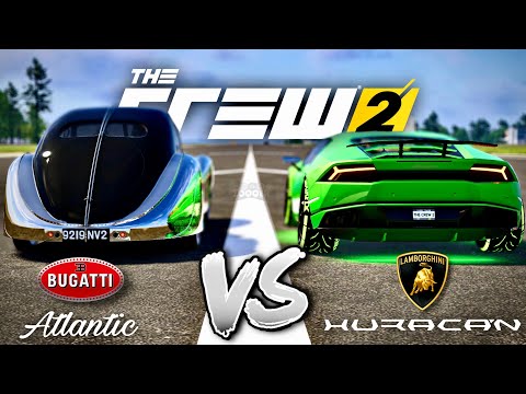 Bugatti Atlantic VS Lambo Huracan - The Crew 2