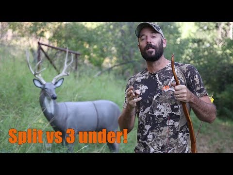Traditional archery tips - Split finger vs 3 under for recurve and longbow