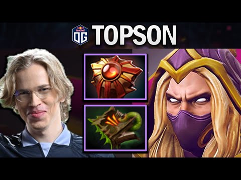 OG.TOPSON INVOKER WITH NECRONOMICON - DOTA 2 7.27 GAMEPLAY