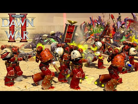 DAWN OF WAR 2: CODEX EDITION MOD - Space Marines vs Tyranid Invasion (4K)