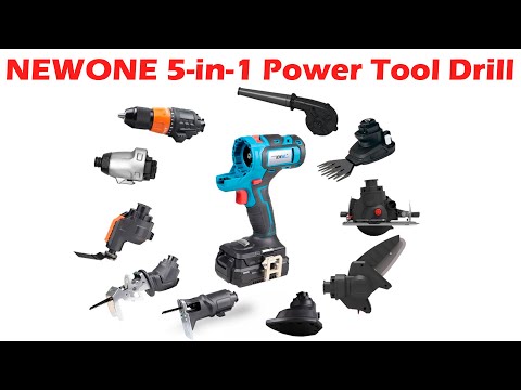 NEWONE 5-in-1 Power Tool Drill/jig saw/reciprocating saw/oscillating tool/Sander Combo Kit Makita18V