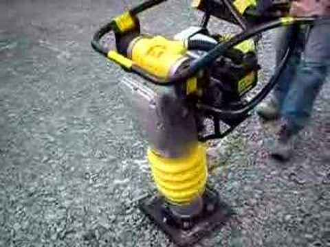 Вибротрамбовка MR68H в работе