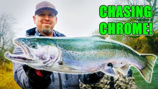 Floating a Coastal River For Early CHROME STEELHEAD!