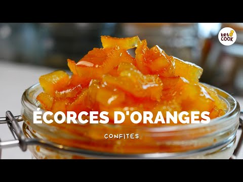 Préparation des écorces d'orange confites / Candied orange peel recipe