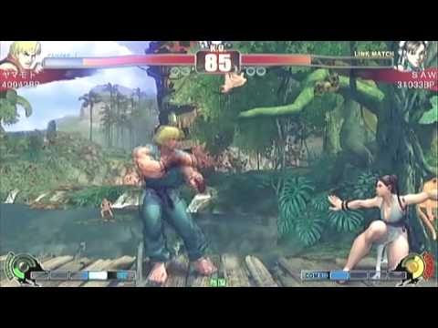 SF4:Saw (Ch),RF (Sa),Aojiru Guile (Bi) vs Jimi (Bl),Yamamoto (Ke),Shinra (Ve) - NSB 12