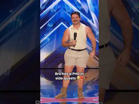 No way he made in on America’s Got Talent