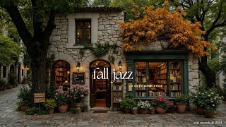 Download lagu Charming Fall Jazz in Cozy Outdoor Café 🍂 Soft Jazz Music for Working, Reading, Study mp3