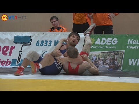 Ringen Mannschaftsturnier Klaus 2015: Hörbranz (Schuh) vs. Dürbheim (Dobri) 65kg (GR)