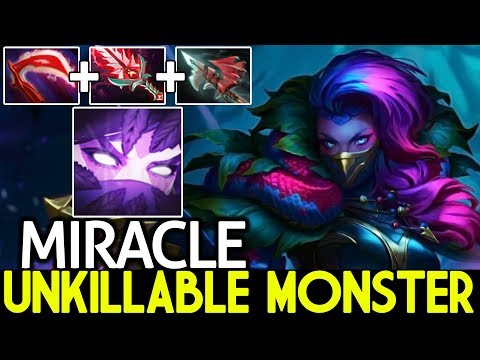 Miracle- [Templar Assassin] UNKILLABLE Monster 100% Physical Build 7.21 Dota 2