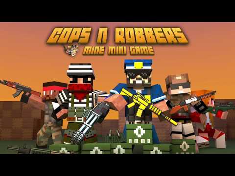 Cops N Robbers: Pixel Craft Gun Mod (Unlimited Money) video