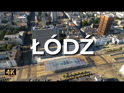 Lodz from the drone | Lodz from the bird's eye view | Poland [4k]
