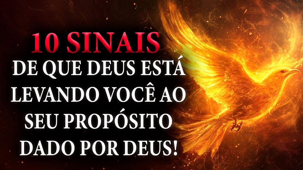 🔴10 sinais de que Deus está levando você ao seu propósito dado por Deus!